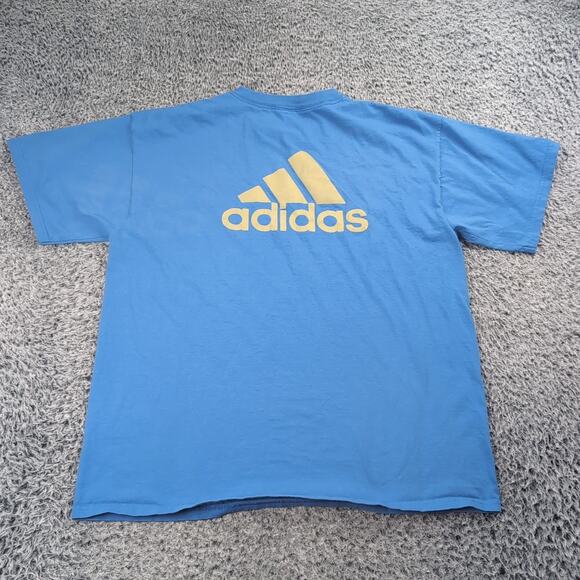 UCLA Bruins Shirt Adult Large Blue Logo NCAA Short Sleeve Adidas Basketball Tee - Picture 5 of 6